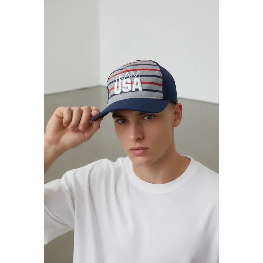 Nike USA Team Dri Fit Hat NWT Red White Blue Athletic Cap Adjustable